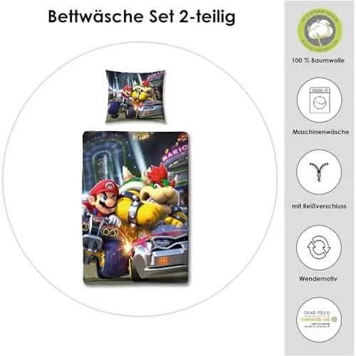 Super Mario Kart Bettwäsche-Set